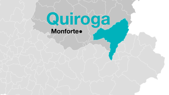 Declárase un incendio en Quiroga que xa queimou once hectáreas