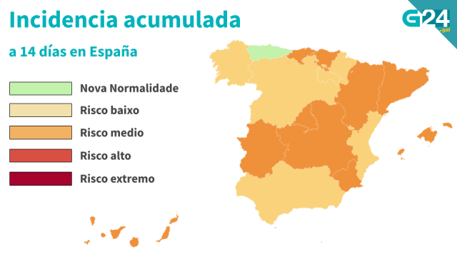 Galicia, ás portas da nova normalidade cunha incidencia de 27 casos