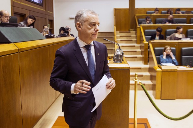 Urkullu anunciará esta tarde eleccións autonómicas para o 5 de abril