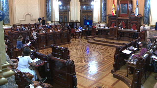 O pleno da Coruña acorda por unanimidade a nova organización municipal