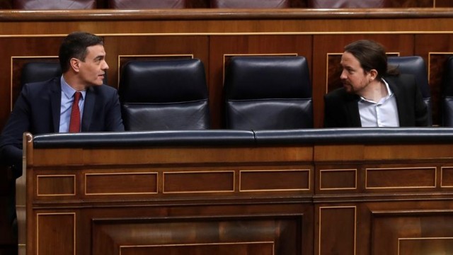 PSOE e UP propoñen unha comisión de reconstrución que se constitúa o día 28