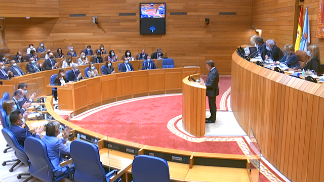 Este xoves continúa o debate de investura no Parlamento de Galicia coa intervención da oposición e a votación