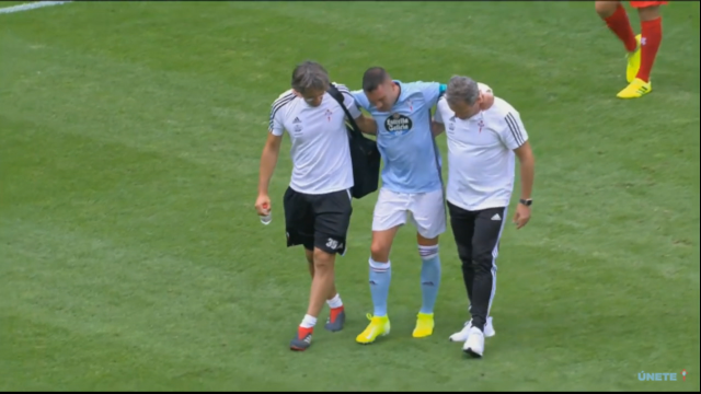 O Celta, pendente da evolución de Aspas