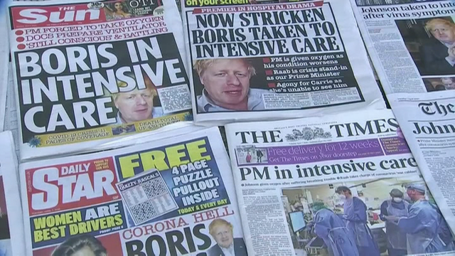 Boris Johnson, estable e tratado con osíxeno