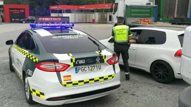 Interceptado un condutor que circulaba a 170 km/h nun tramo limitado a 70