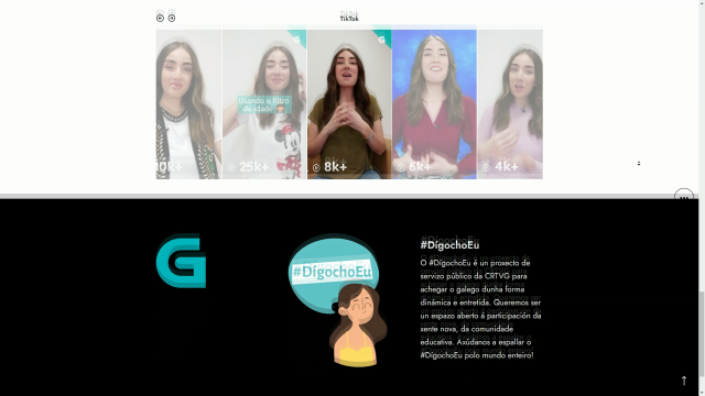 Nace digochoeu.gal, unha nova web que recompila todos os vídeos do #DígochoEu