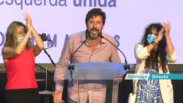 Galicia en Común pechou a campaña cun acto en Santiago no que Gómez-Reino pediu concentrar neles o voto da esquerda
