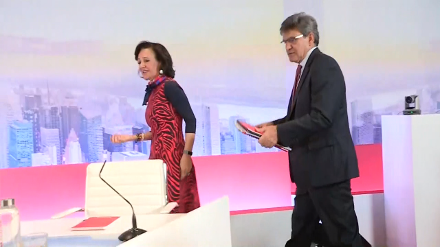 O Santander gaña 1.608 millóns de euros no primeiro trimestre