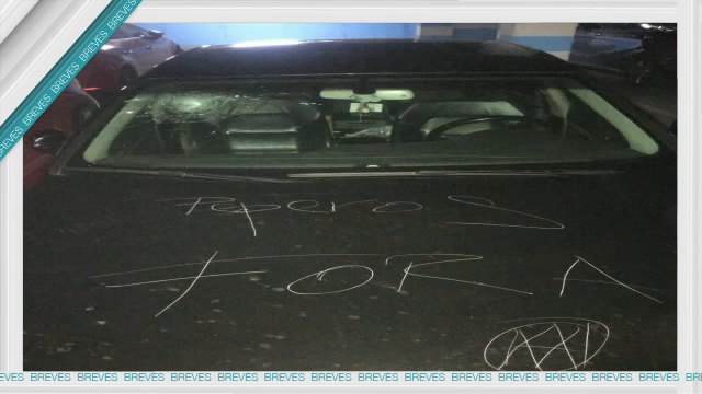 Estragan o coche do presidente de Novas Xeracións do PP de Ourense