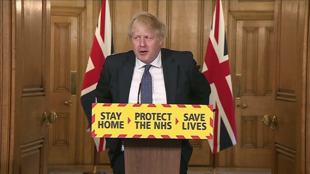 Johnson asegura que o Reino Unido superou o pico da pandemia