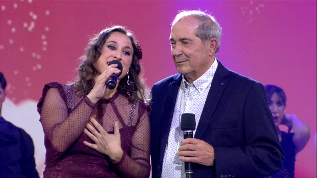 O dúo de recanteiros, formado por Bea García e Ramón Noche, cantou 