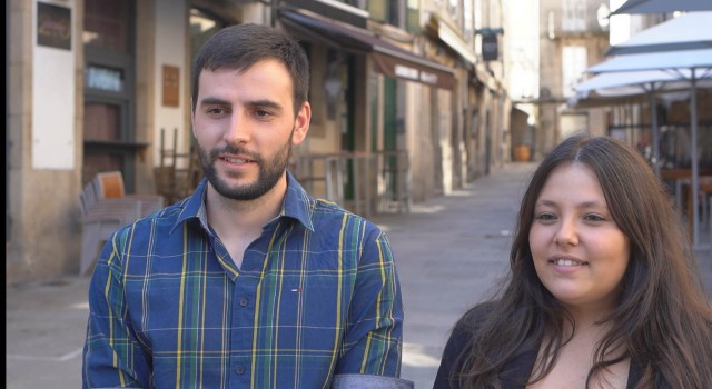 Andrea e Jorge, dous mozos de Lugo que levan 10 anos xuntos, celebran unha voda por todo o alto en 'Casamos!'