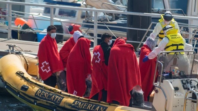 Un migrante resulta ferido en Ceuta