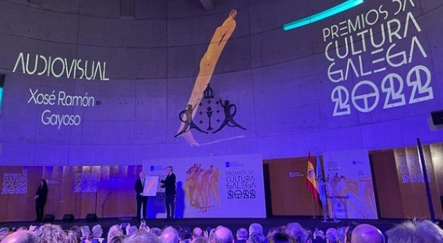 Xosé Ramón Gayoso recolle o Premio da Cultura Galega 2022 pola súa traxectoria no audiovisual