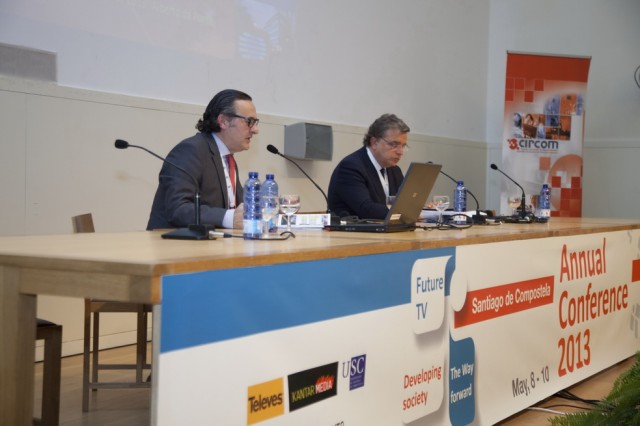 O presidente da RTP anuncia no congreso de Circom o incremento da colaboración coa CRTVG