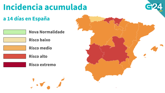 Asturias, primeira comunidade autónoma en risco baixo tras a quinta vaga