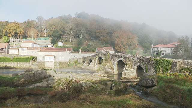 A ponte da Ponte Maceira, declarada Ben de Interese Cultural