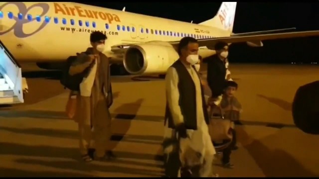 Un terceiro avión español aterra en Madrid con 110 evacuados de Afganistán
