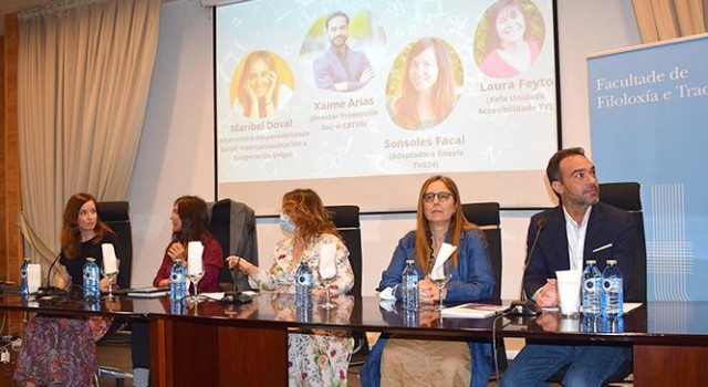 A CRTVG e a Universidade de Vigo presentan 'Sinxelo', o seu proxecto conxunto de accesibilidade