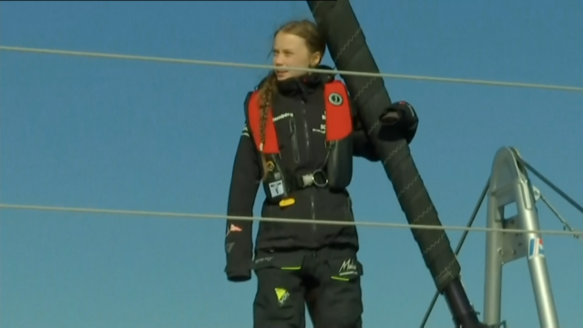 Greta Thunberg xa está en Portugal