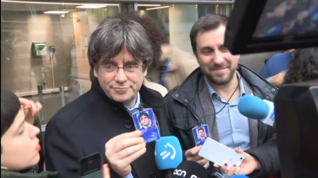 A Fiscalía pide manter a euroorde de Puigdemont e suspender a súa inmunidade