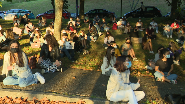 Alumnos de Ciencias da Educación da USC pediron poder asistir máis ás clases