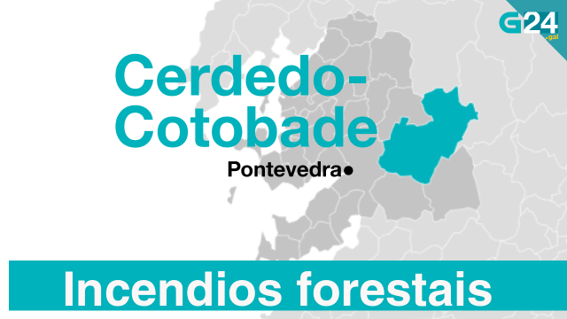 Aumentan a sete os incendios rexistrados este martes en Cerdedo-Cotobade