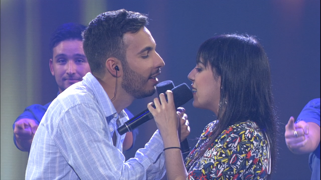 Primeiro dúo da temporada, Moises e Paula cantan 'Teño saudade'