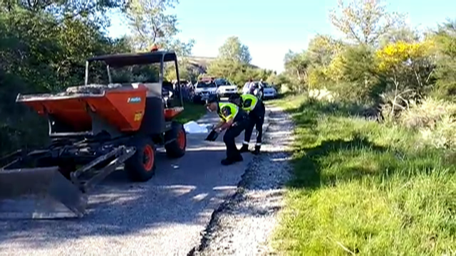 Morre tras ser atropelado por unha escavadora en Vilariño de Conso