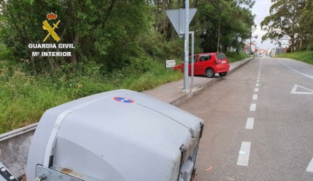 Detido en Pontecesures por conducir drogado a 129 quilómetros por hora nun tramo de 50