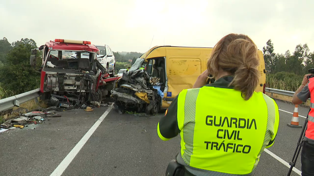 Galicia pecha o mes de xuño con 15 mortos en trece accidentes de tráfico