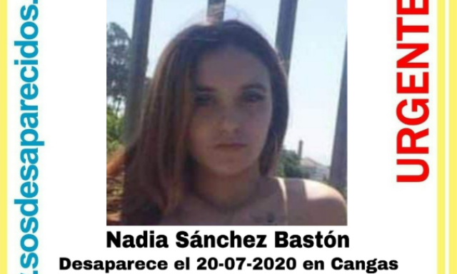 Buscan unha rapaza desaparecida en Cangas o luns