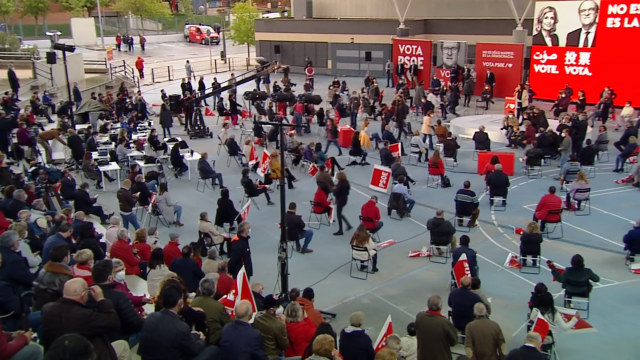O Goberno madrileño investiga se un mitin do PSOE se celebrou nunha zona confinada
