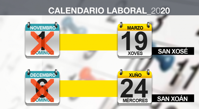 O Consello da Xunta propón San Xoán e San Xosé como festivos para o 2020