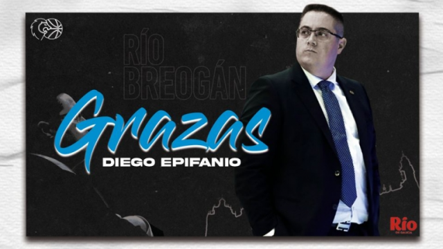 Diego Epifanio non será o adestrador do Breogán no seu regreso á ACB