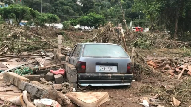 Ascende a 85 o número de mortos pola chuvia en Minas Gerais, no Brasil