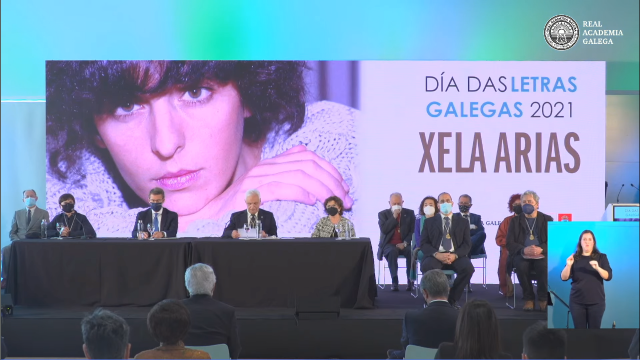 Pleno da Real Academia Galega co gallo do Día das Letras Galegas 2021