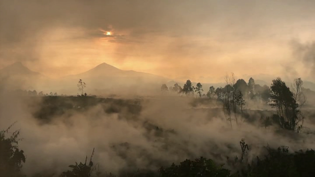 A erupción dun volcán deixa quince mortos e centos de edificios destruídos no leste do Congo