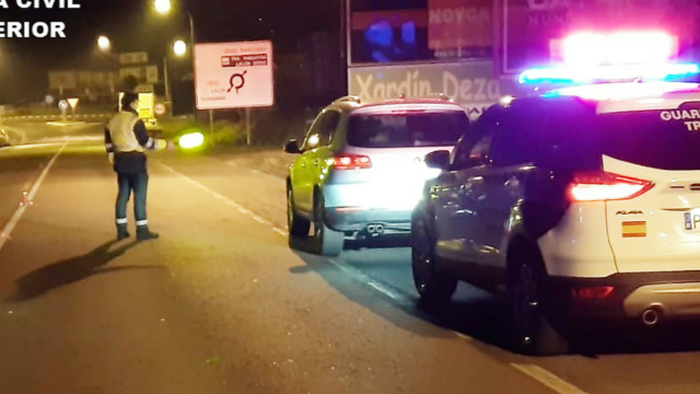 Interceptan en Lalín un menor que conducía triplicando a taxa de alcolemia permitida