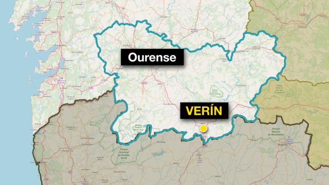 Falece en Verín ao caerlle unha árbore enriba mentres facía unha corta
