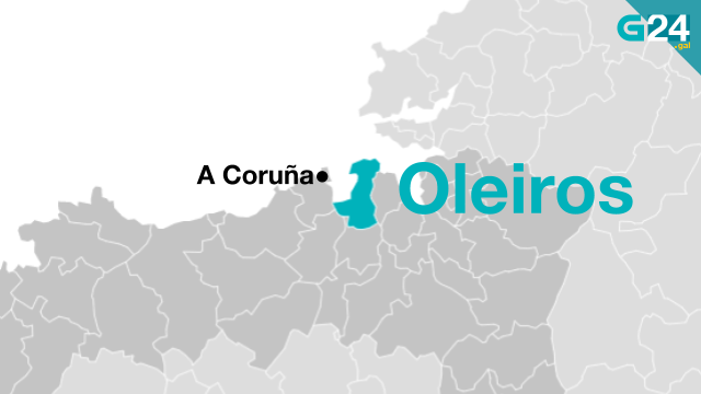 Un incendio calcina por completo unha casa abandonada en Oleiros
